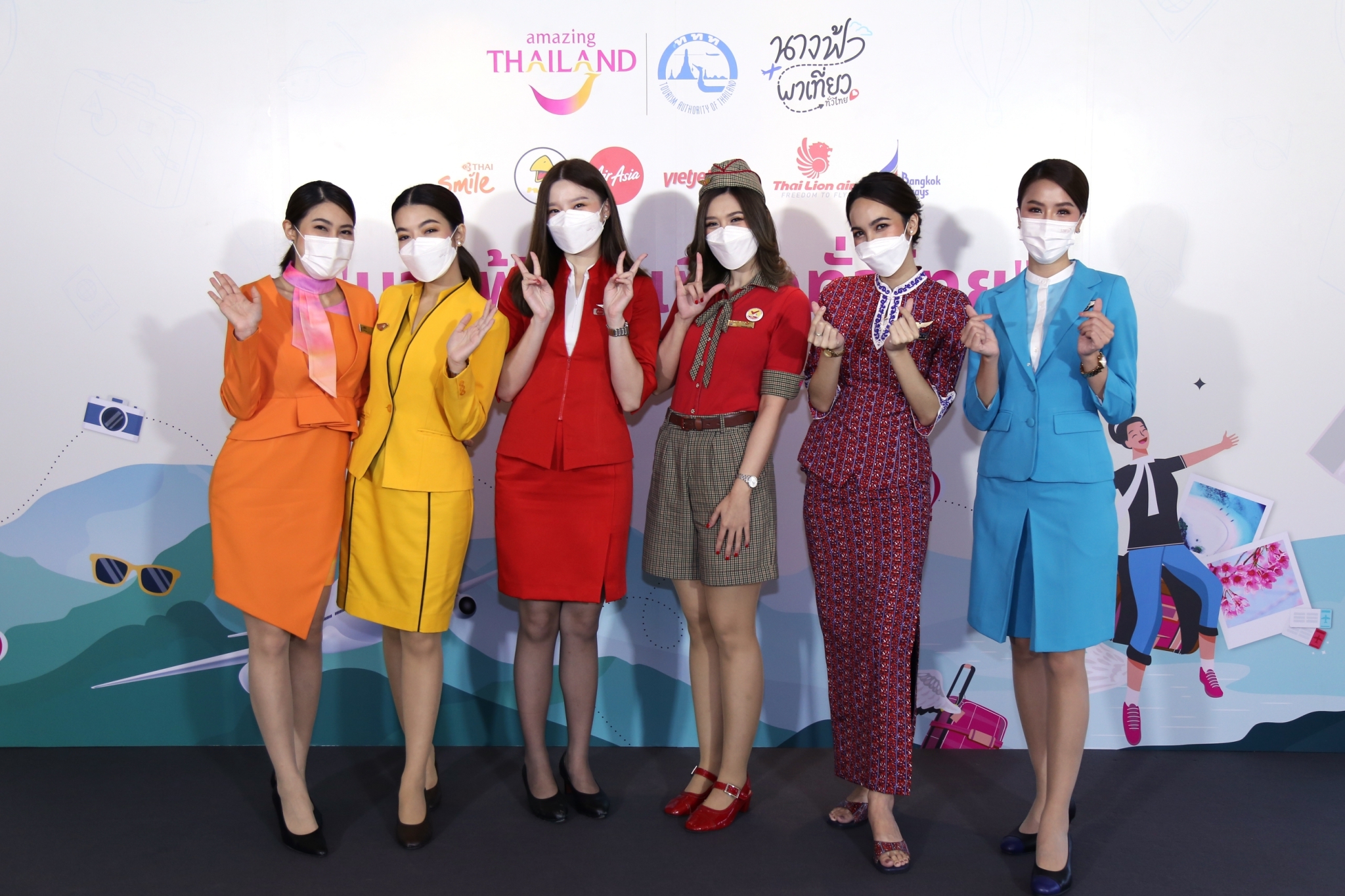 ททท.ผนึก 6 สายการบิน ดึงแอร์โฮสเตสเป็นอินฟลูฯ โปรโมตเที่ยวไทย