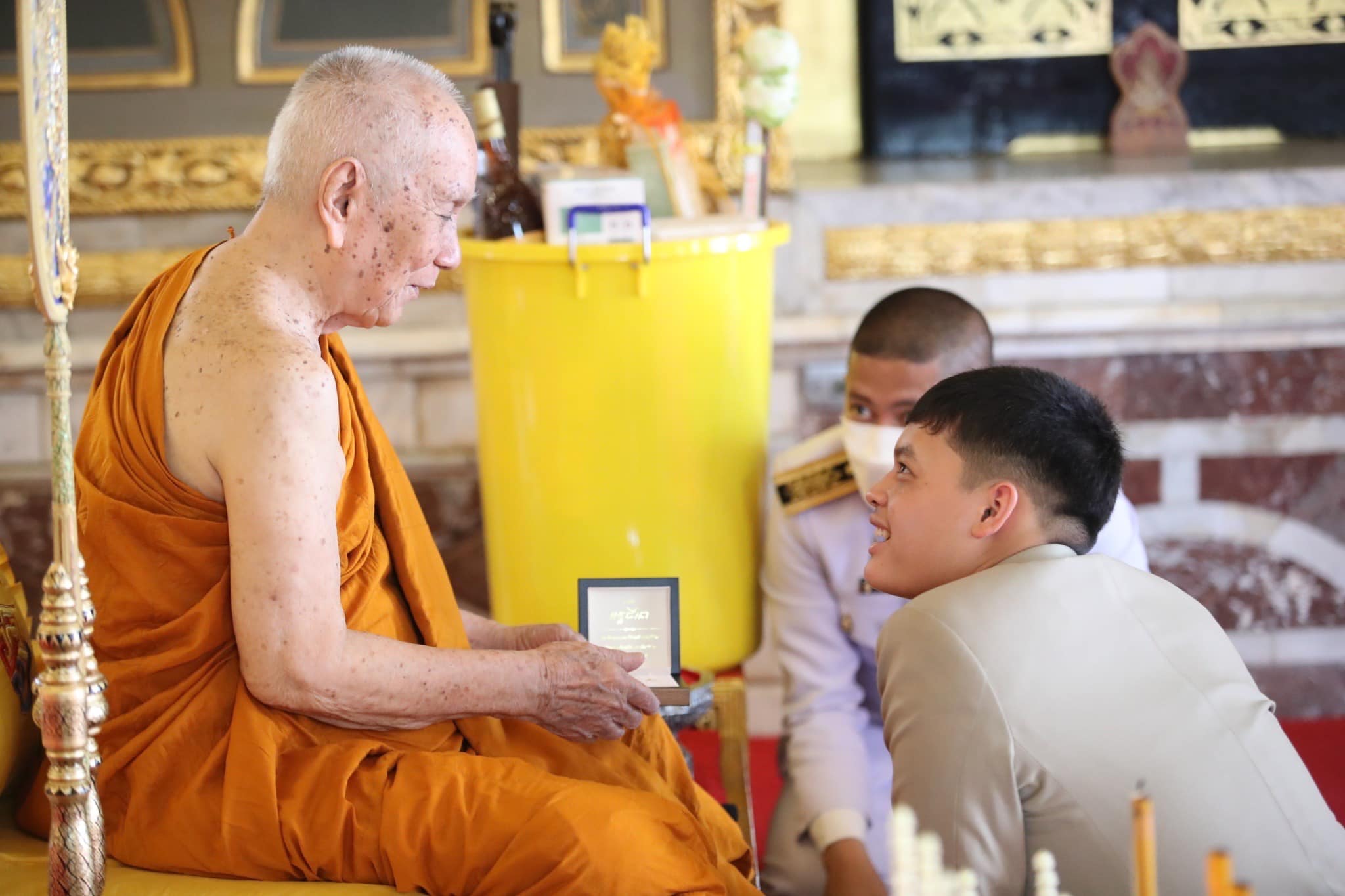 เจ้าฟ้าทีปังกรฯ เสด็จถวายสักการะ ทรงสนทนาธรรม สมเด็จพระสังฆราช