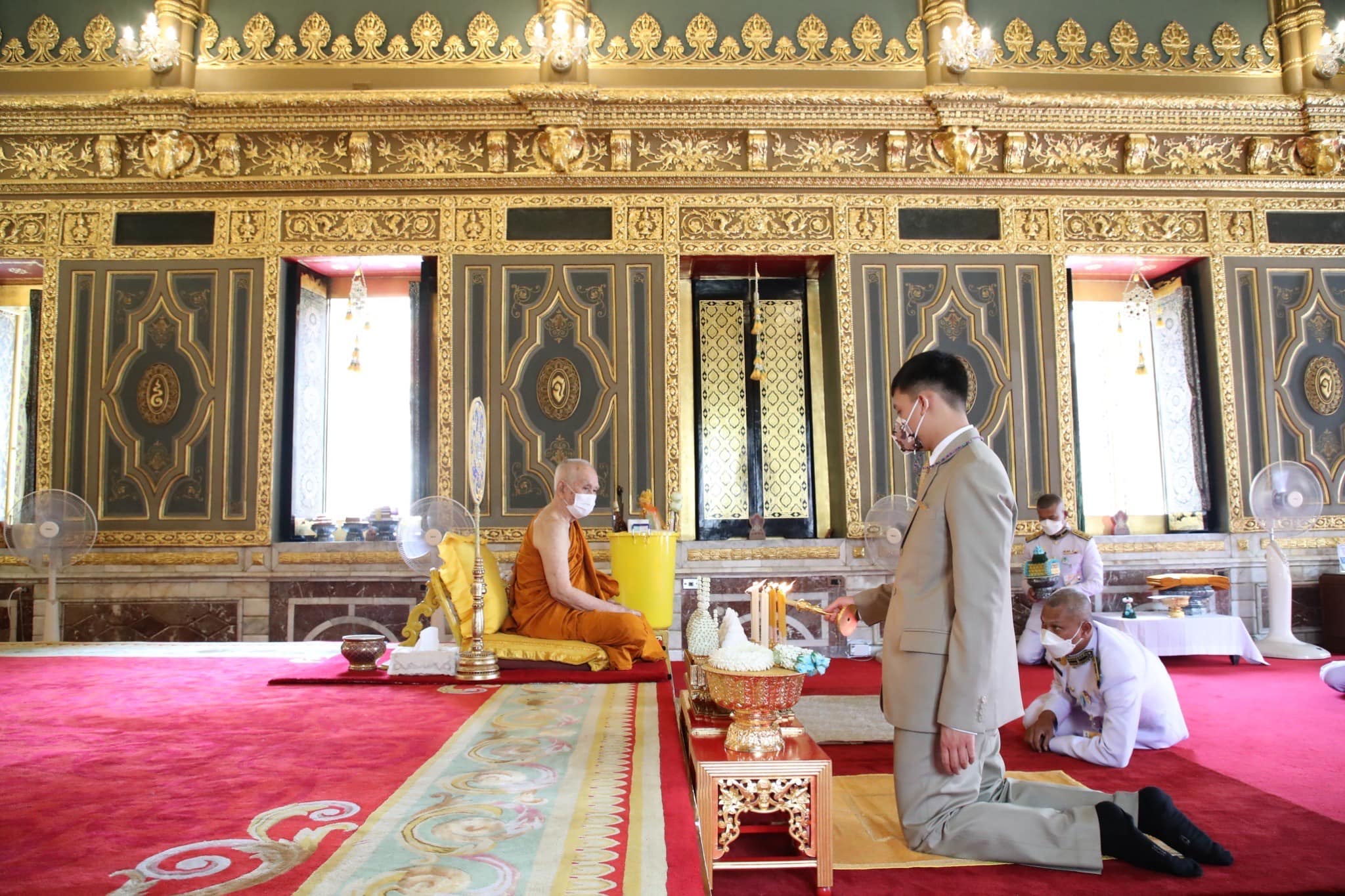 เจ้าฟ้าทีปังกรฯ เสด็จถวายสักการะ ทรงสนทนาธรรม สมเด็จพระสังฆราช