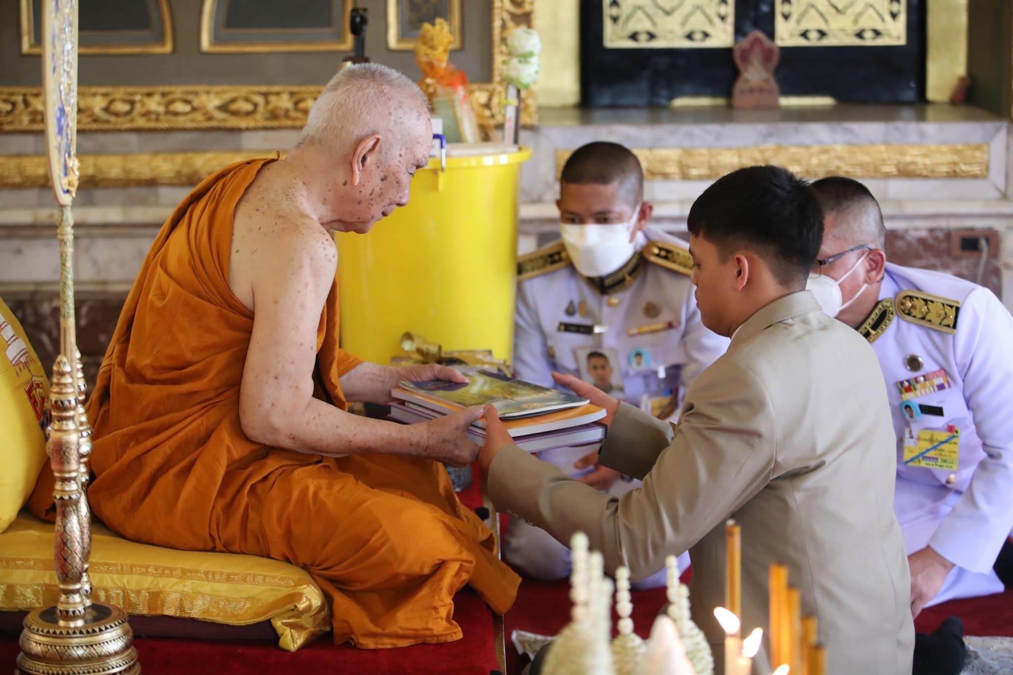เจ้าฟ้าทีปังกรฯ เสด็จถวายสักการะ ทรงสนทนาธรรม สมเด็จพระสังฆราช