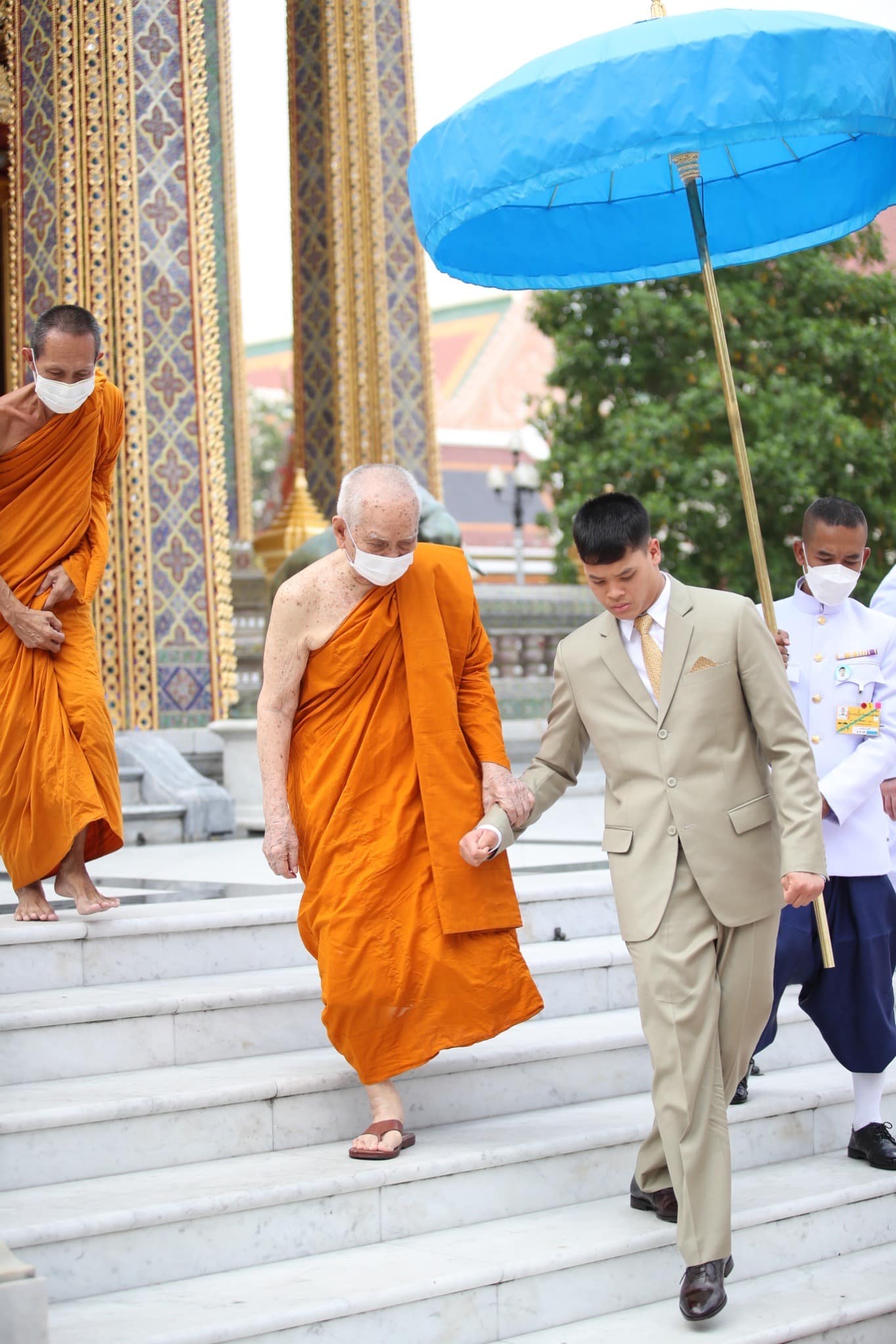 เจ้าฟ้าทีปังกรฯ เสด็จถวายสักการะ ทรงสนทนาธรรม สมเด็จพระสังฆราช