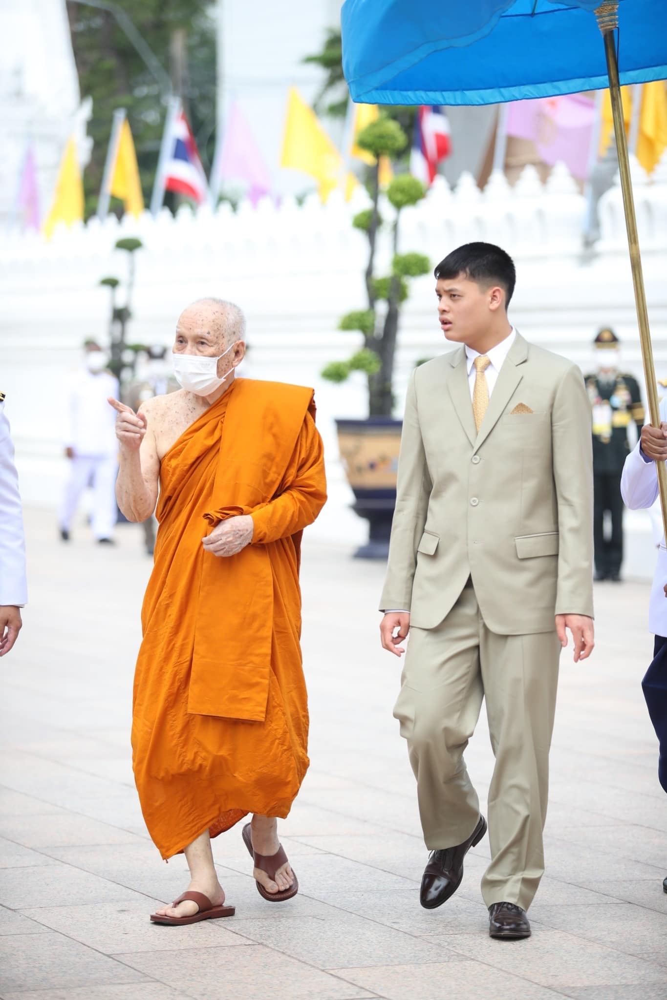 เจ้าฟ้าทีปังกรฯ เสด็จถวายสักการะ ทรงสนทนาธรรม สมเด็จพระสังฆราช