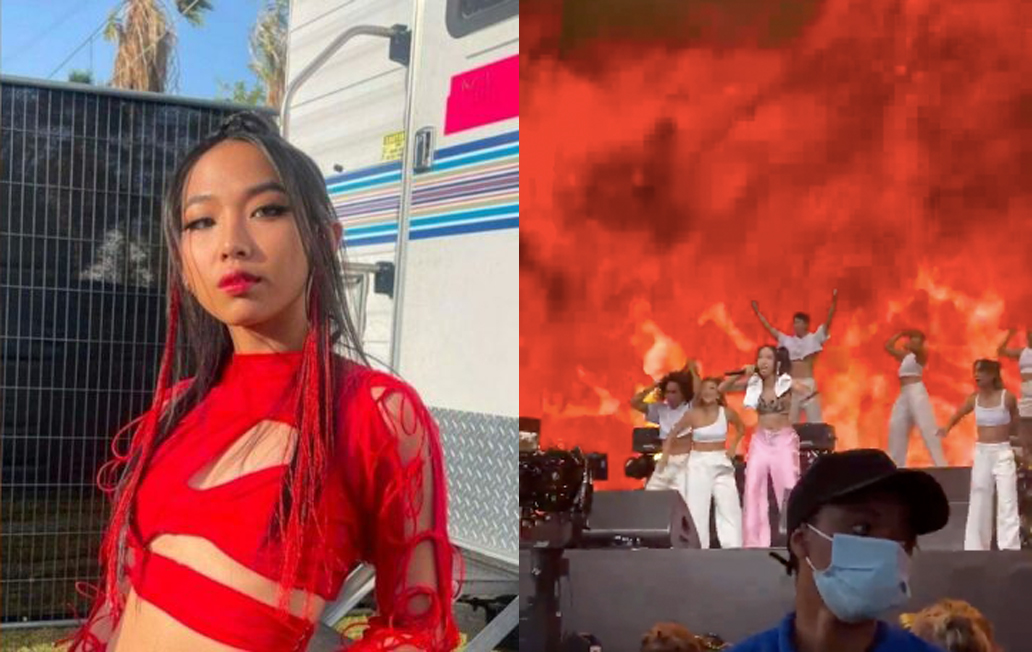 มิลลิ ปังต่อเนื่อง นำเต้นแอโรบิกบนเวที Coachella อวดสายตาชาวโลก