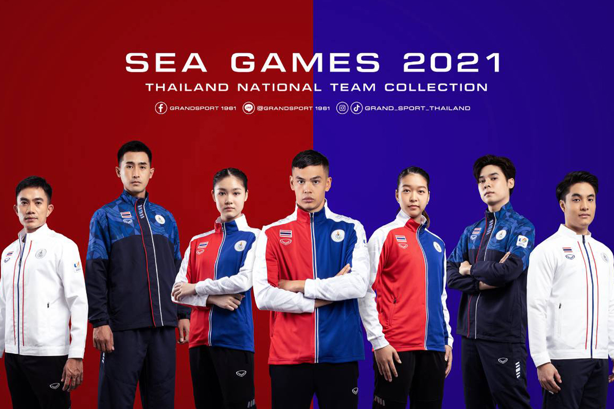 ชุดกีฬาซีเกมส์ 2022 “พลังแห่งสปิริต” แกรนด์สปอร์ต