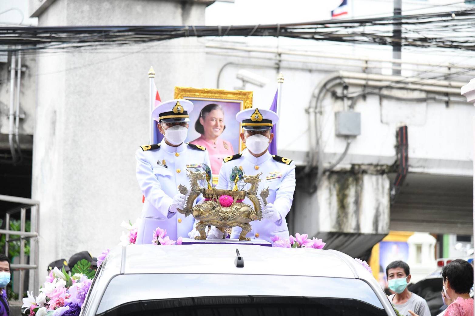 กรมสมเด็จพระเทพฯ พระราชทานกระถางธูปศาลเจ้าแม่ทับทิม สามเสน