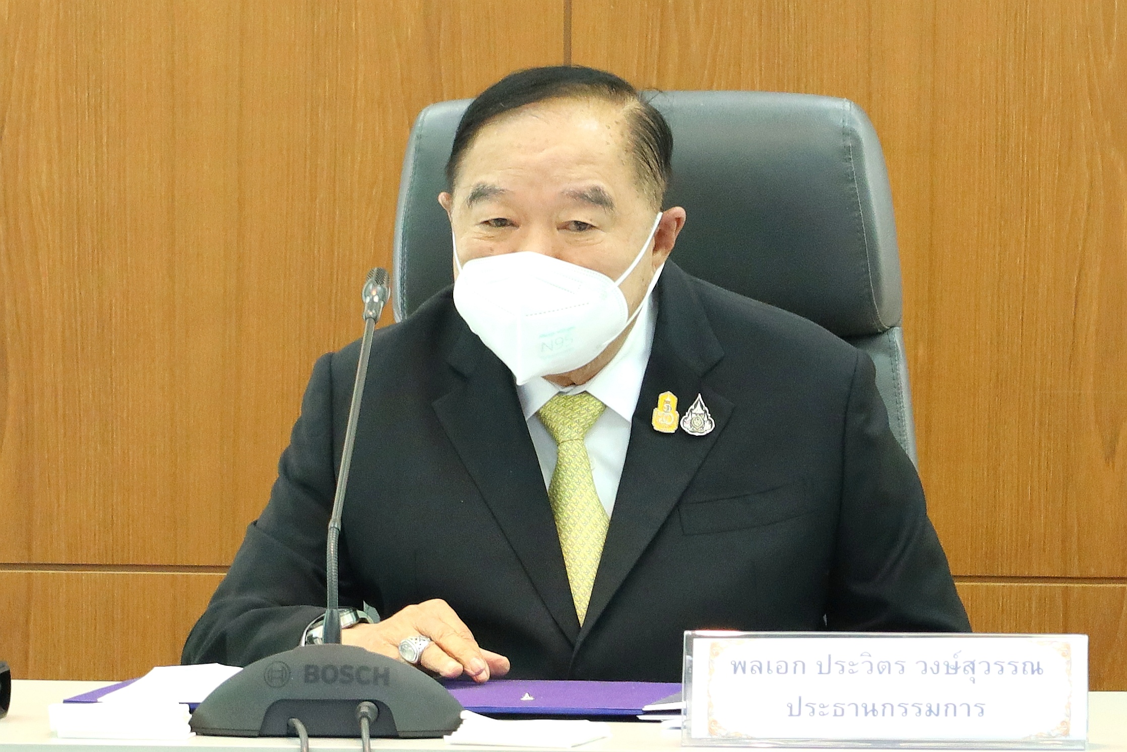 ประวิตรปัดฝุ่นกระทรวงน้ำ ขีดเส้น 30 วัน ยกร่าง พ.ร.บ.