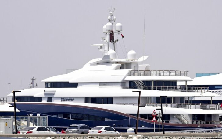 Emirates Oligarch's Yacht ยึดทรัพย์เศรษฐีรัสเซีย