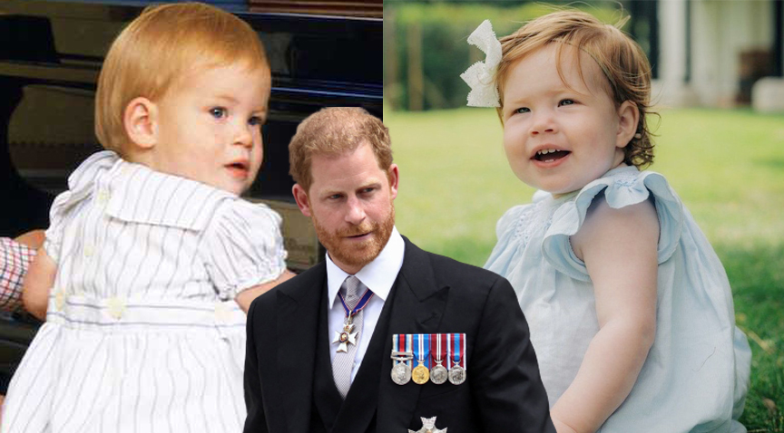 เจ้าชายแฮร์รี-เมแกนโพสต์รูปฉลอง 1ขวบ ลิลีเบ็ต แฟนๆ ลงมติเหมือนพ่อมาก