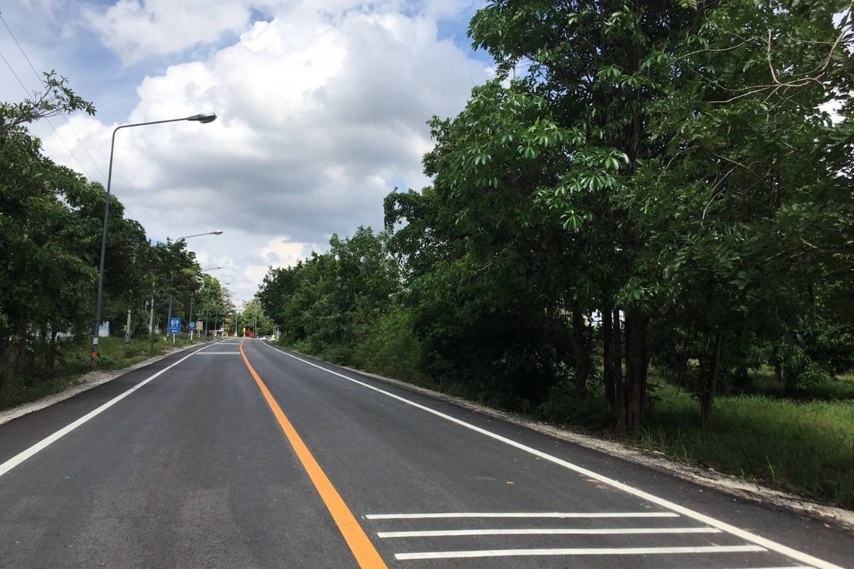 กรมทางหลวงชนบท ขยายถนนสาย ขก.4018 จ.ขอนแก่น เสร็จสมบูรณ์