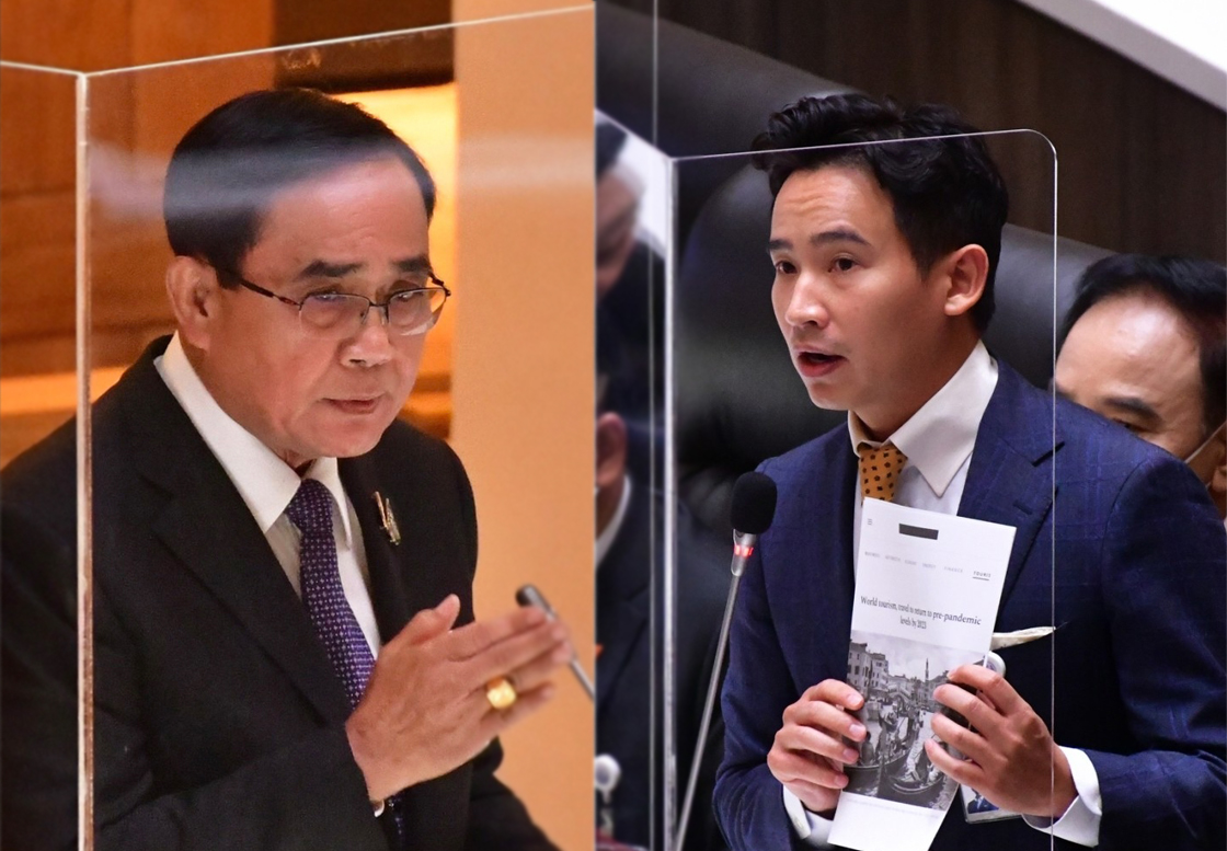 งบประมาณ 2566 ประยุทธ์ – พิธา แลกคนละหมัด วิวาทะใช้เวทีอภิปรายงบ หาเสียง