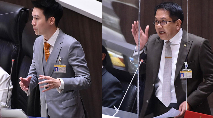 งบประมาณปี 2566 : หมอวาโย ซัดใช้ฝึกทหารยิ่งกว่าหมอ – จิรายุแขวะพระบิดานักกู้