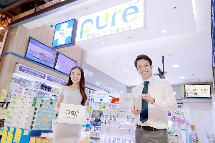 AMT Skincare รุกตลาดผลิตภัณฑ์บำรุงผิว ปักหมุดร้านขายยาเพรียวเพิ่มช่องทางการจำหน่าย ตอกย้ำผู้นำในด้านสกินแคร์