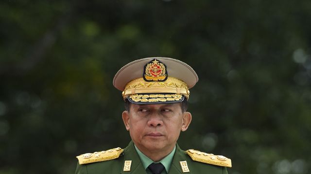 Min Aung Hlaing, pictured in 2018