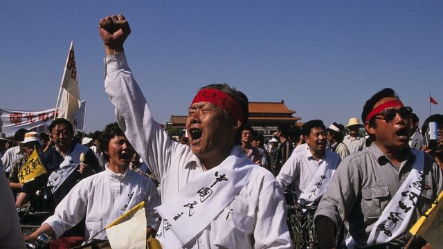 ผูะประท้วง ณ จัตุรัสเทียนอันเหมิน ปี 1989