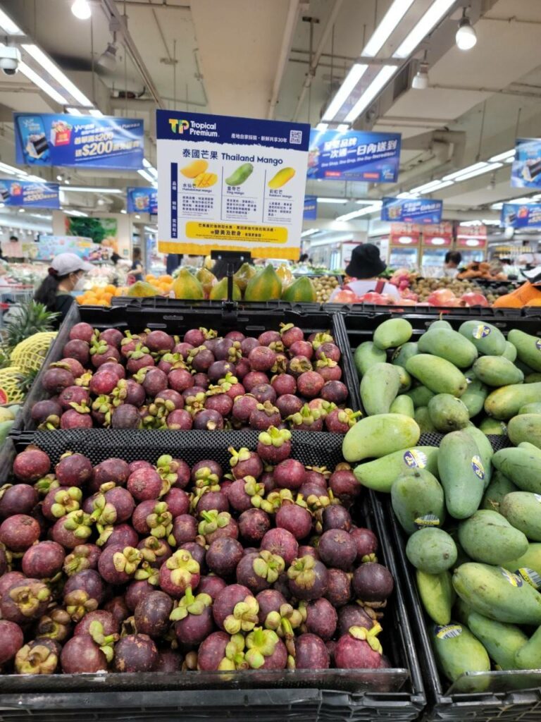 มังคุดไทยขายในจีน