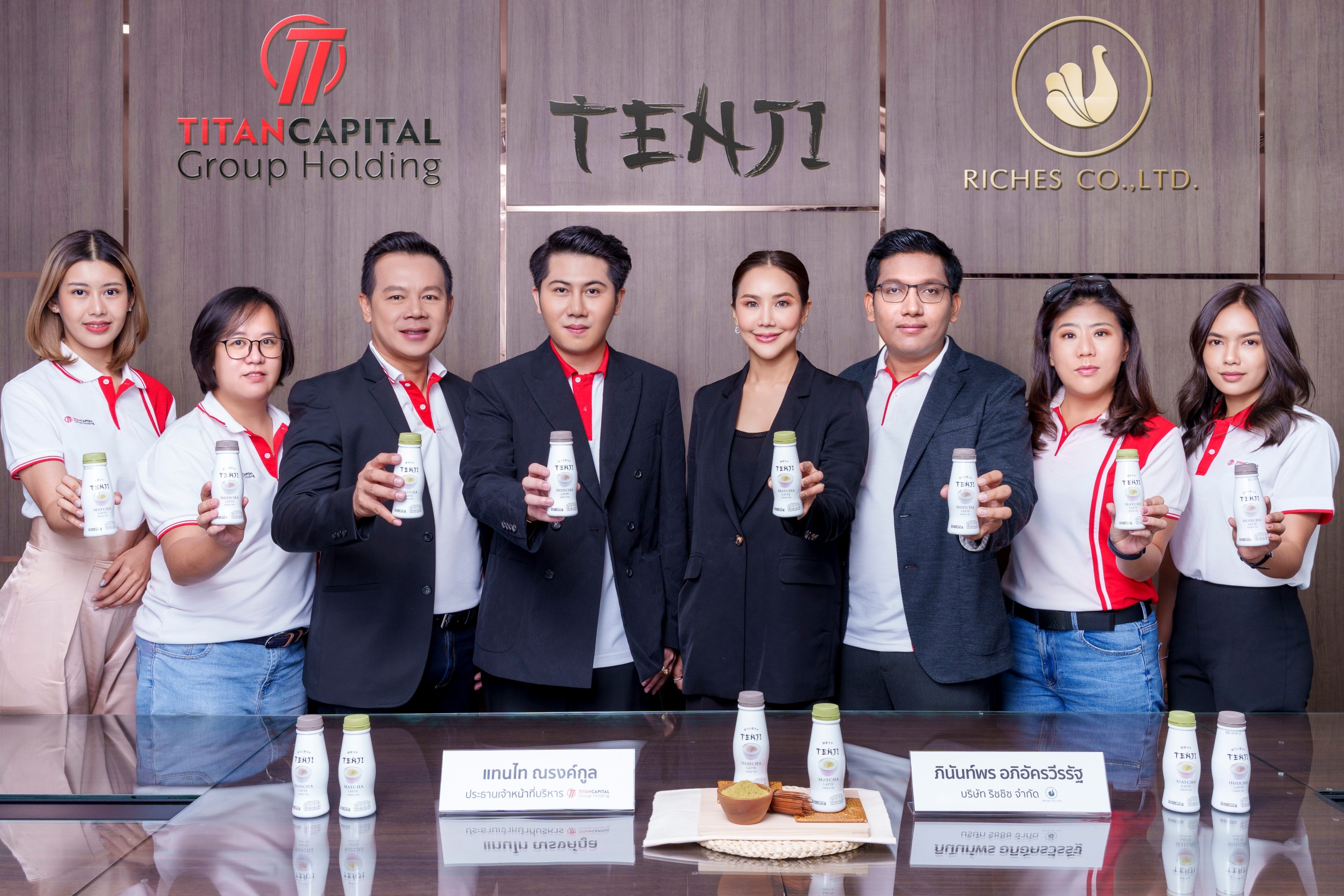 “ไททัน แคปปิตอล” ทุ่มงบ 30 ล้าน ปรับทัพ “Tenji” รุกตลาดชาเขียวเต็มสูบ  ตั้งเป้ายอดขายปีแรก 100 ล้าน
