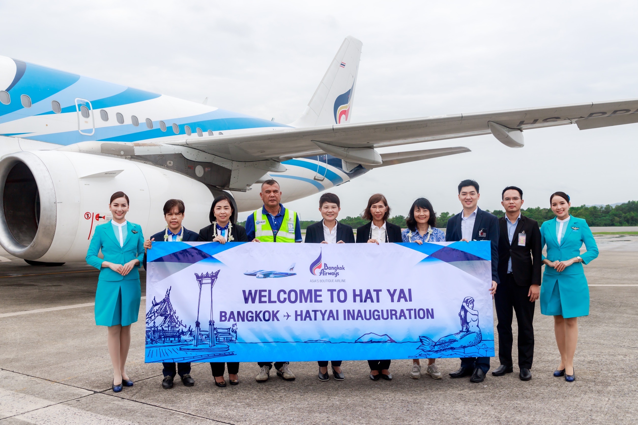 บางกอกแอร์เวย์ส เปิด 2 เส้นทางบินใหม่ ปั้น “หาดใหญ่” สู่ฮับการบิน