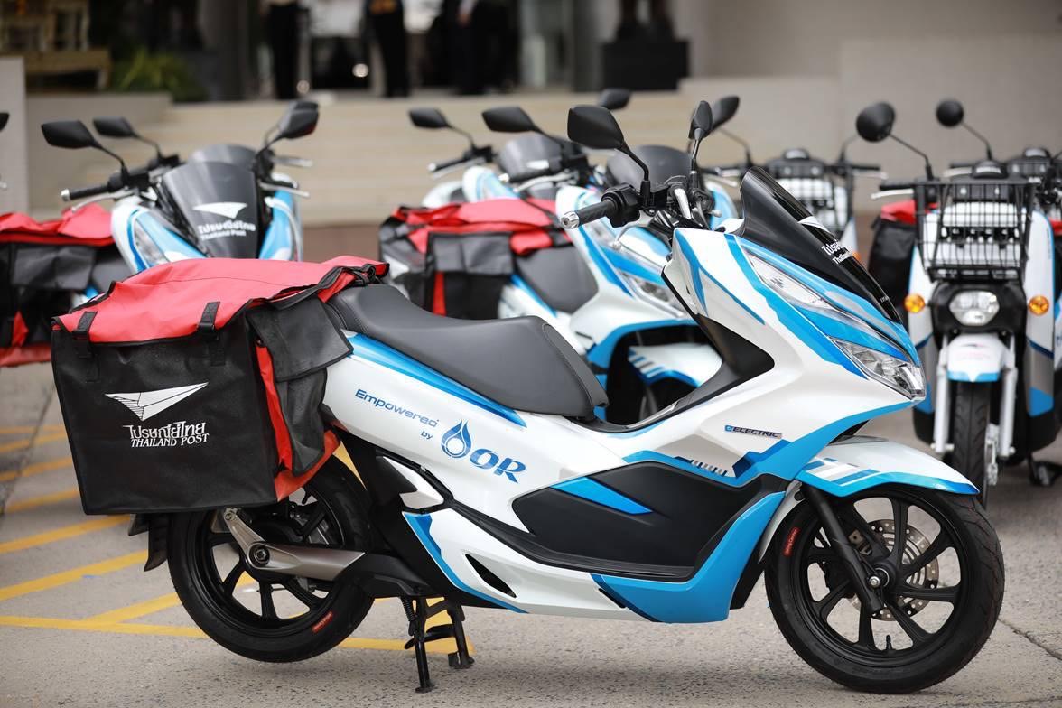 OR จับมือ ไปรษณีย์ไทย ทดสอบการใช้ EV Bike ของไทยฮอนด้า