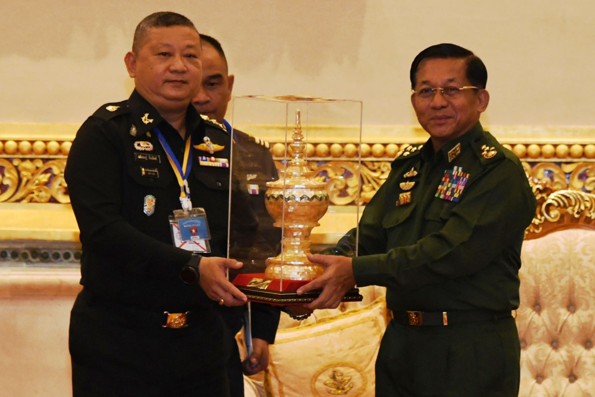 กองทัพไทย ร่วมประชุม มินอ่องหล่าย ก่อนเกิดเหตุรุกล้ำน่านฟ้า