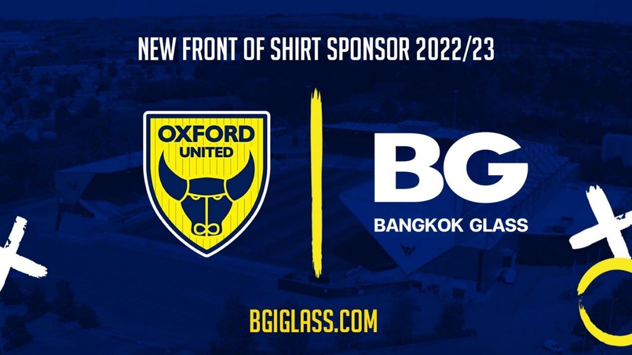 บีจี โดดหนุนเป็นสปอนเซอร์คาดอกเสื้อ อ็อกซ์ฟอร์ด ยูไนเต็ด ฤดูกาล 2022-23