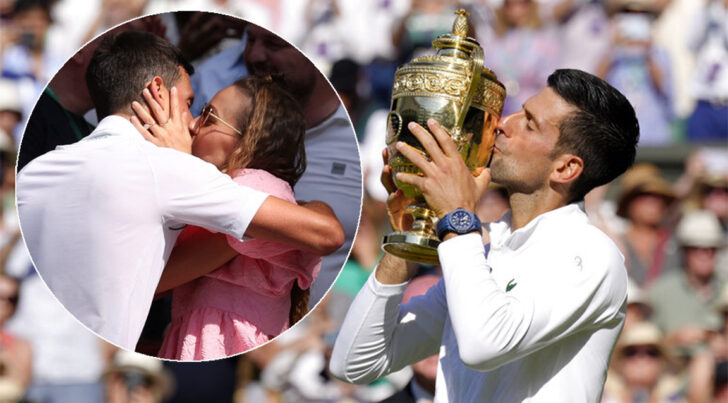 APTOPIX Britain Wimbledon Tennis โนวัก ยอโควิช