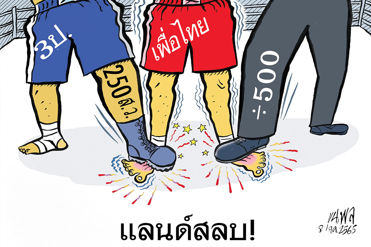การ์ตูนขุนพล : แลนด์สลบ!