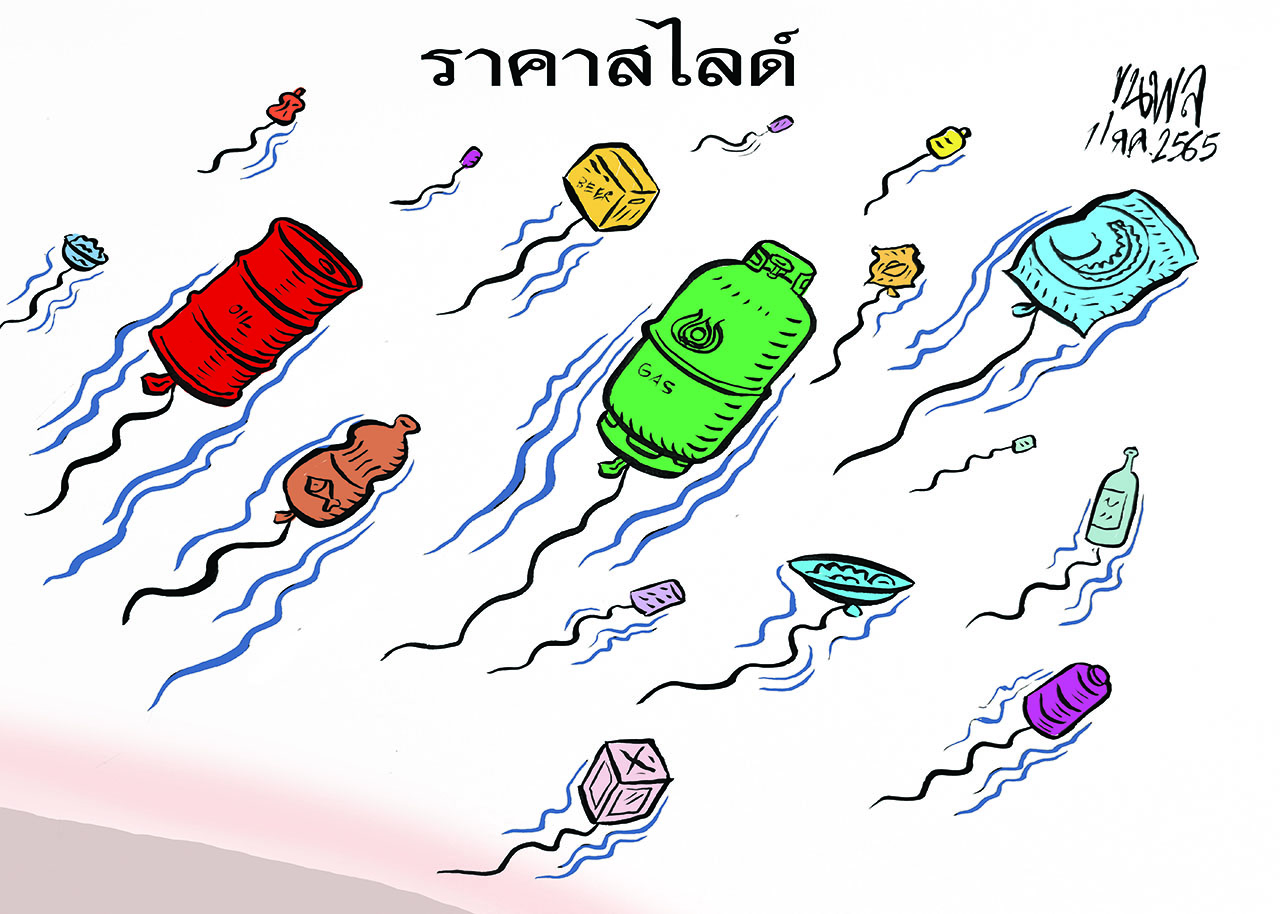 การ์ตูนขุนพล : ราคาสไลด์