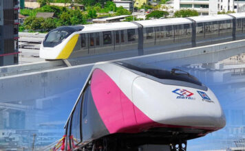 รถไฟฟ้าสายสีชมพู สายสีเหลือง