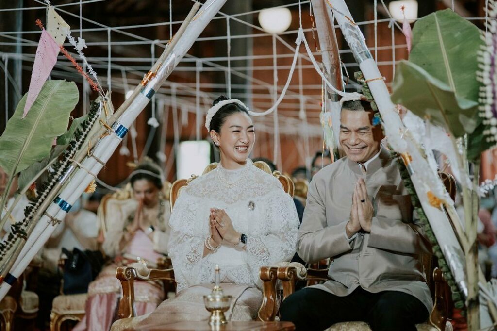 แพนเค้ก แต่ง สารวัตรหมี รอบ 2 พิธีวิวาห์แบบล้านนา จ.เชียงราย