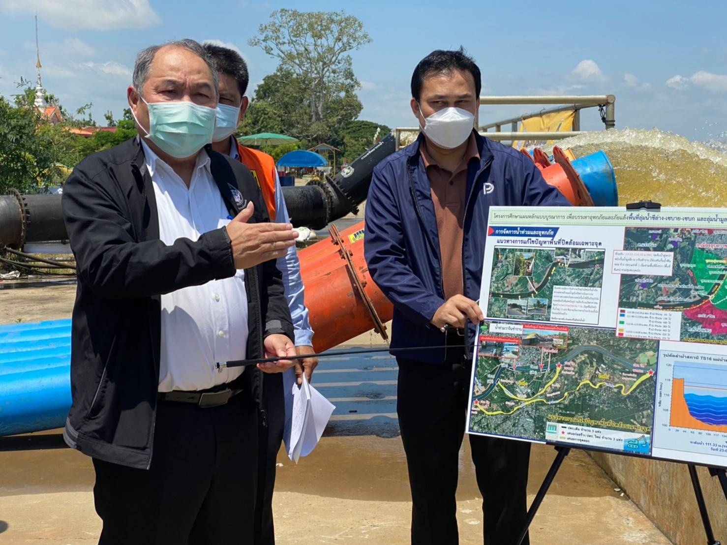 สทนช. ลงพื้นที่ติดตามมาตรการรับมืออุทกภัยภาคอีสาน