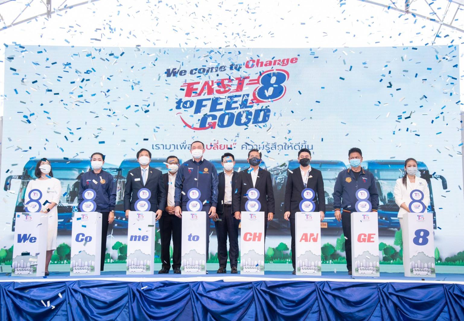 ศักดิ์สยาม Kick-off รถเมล์ EV สาย 8 โฉมใหม่