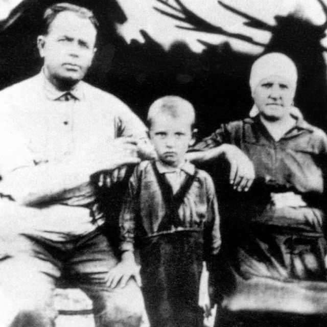 Gorbachev as a child