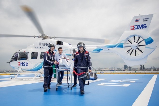 BDMS Emergency Services ยืนหนึ่งในเอเชีย เรื่องมาตรฐานความปลอดภัยการเคลื่อนย้ายผู้ป่วยฉุกเฉินวิกฤต