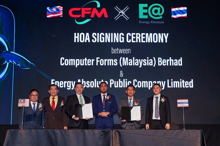 EA ส่ง บ.ย่อย จับมือ “COMPUTER FORMS (MALAYSIA) BERHAD” พันธมิตรใหญ่ในมาเลเซีย ลงนาม HOA ลุยพัฒนาระบบขนส่งมวลชนไฟฟ้าเต็มรูปแบบ