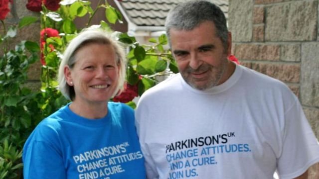 Joy first detected the odour on her husband Les, who was diagnosed with Parkinson's at the age of 45