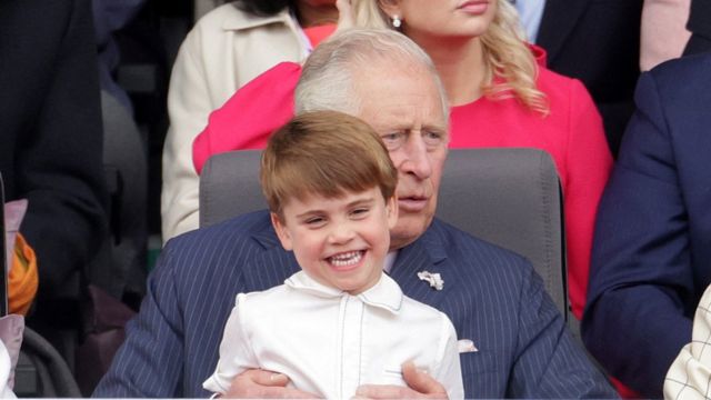 Prince Louis and Prince Charles