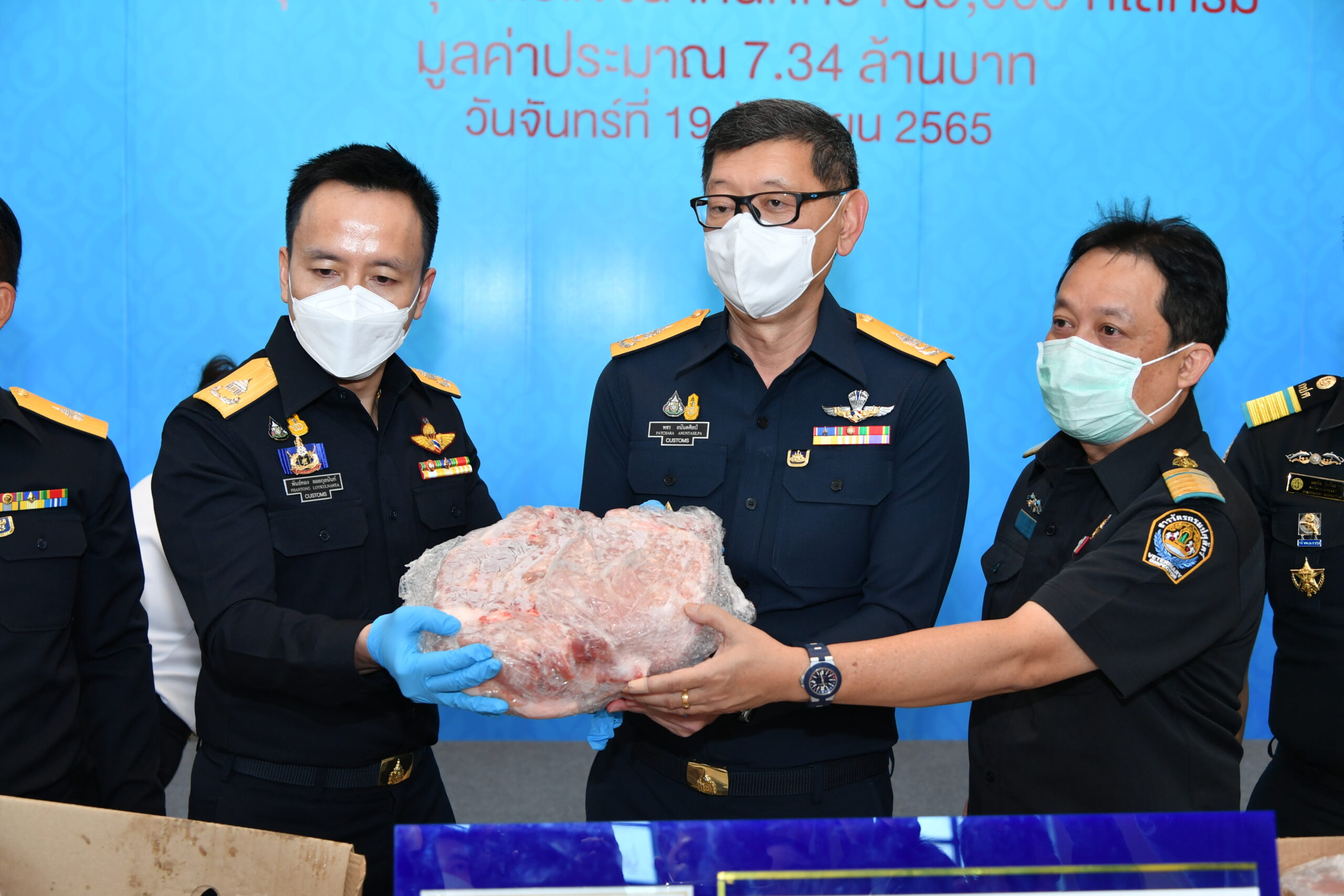 ศุลกากรจับนำเข้าหมูเถื่อนเดือน ก.ย. พุ่ง 3 คดี มูลค่ากว่า 7.34 ล้านบาท