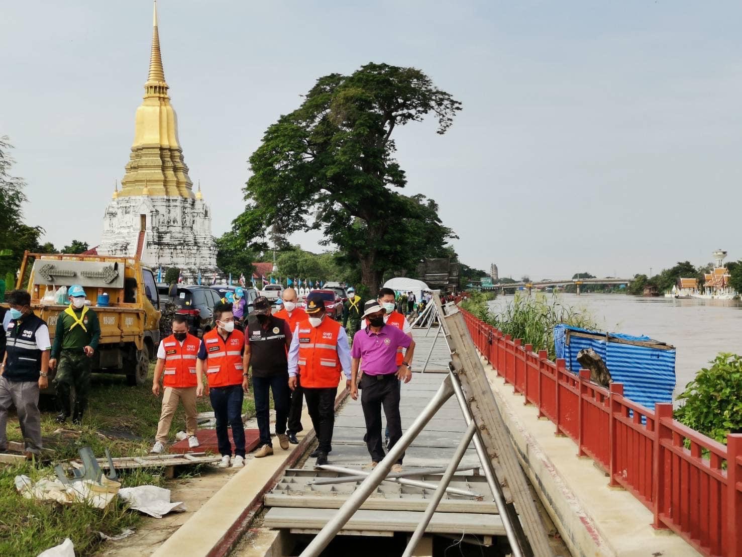 อยุธยาฯ เร่งยกพนังกั้นน้ำ ป้องกันน้ำท่วมเกาะเมืองแหล่งเศรษฐกิจ