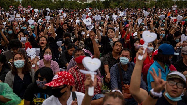 การประท้วงที่กรุงเทพฯ เมื่อวันเสาร์เป็นหนึ่งในการประท้วงครั้งใหญ่ที่สุดนับตั้งแต่รัฐประหาร 2557