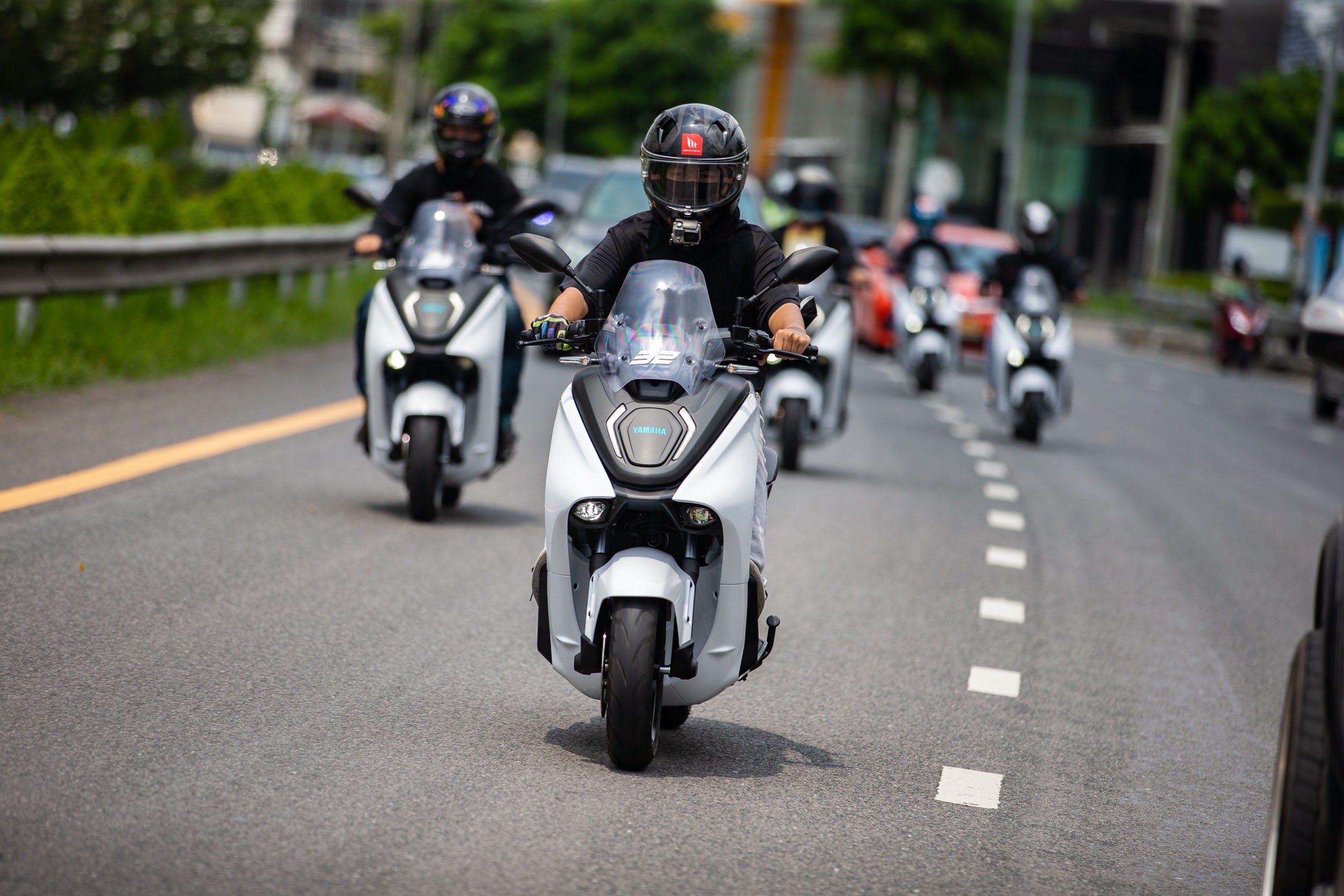 สุดเร้าใจ!! มอเตอร์ไซค์อีวี  “YAMAHA E01” Demo Day