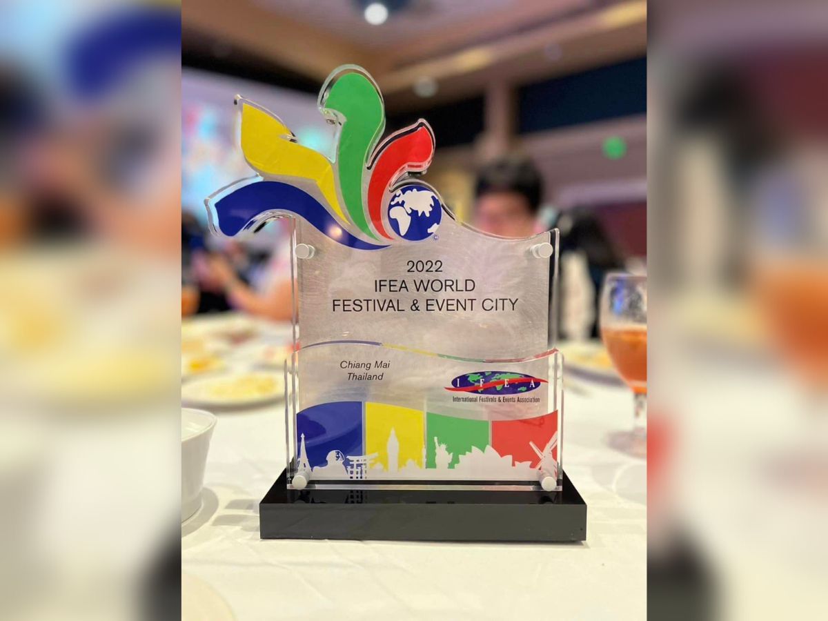 เชียงใหม่คว้ารางวัลเมืองเทศกาลโลกจาก IFEA