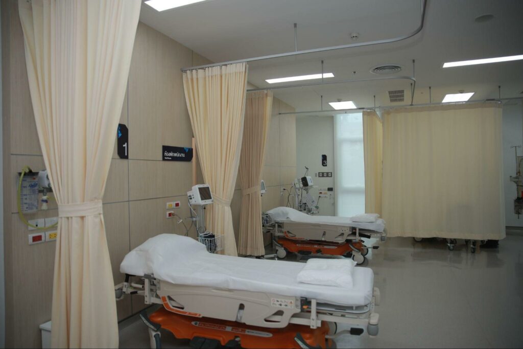 บรรยากาศภายใน รพ.รวมใจรักษ์