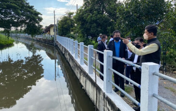 street canal ชลประทาน เดินหน้าโครงการคลองถนน-อุโมงค์น้ำ จ.นครปฐม
