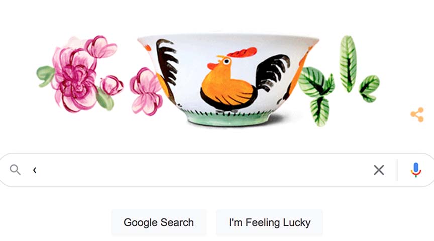 กูเกิลร่วมฉลอง doodle ชามไก่ในตำนาน เมด อิน นครลำปาง