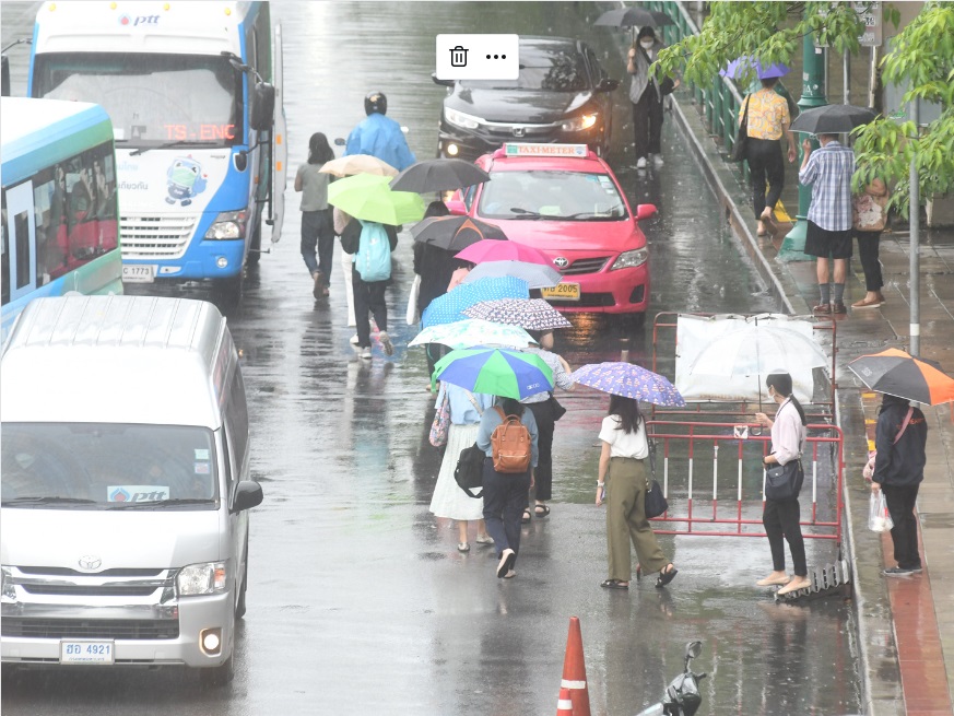 สภาพอากาศวันนี้ ฝน 80% ภาคกลาง ตะวันออก กรุงเทพฯ ปริมณฑล