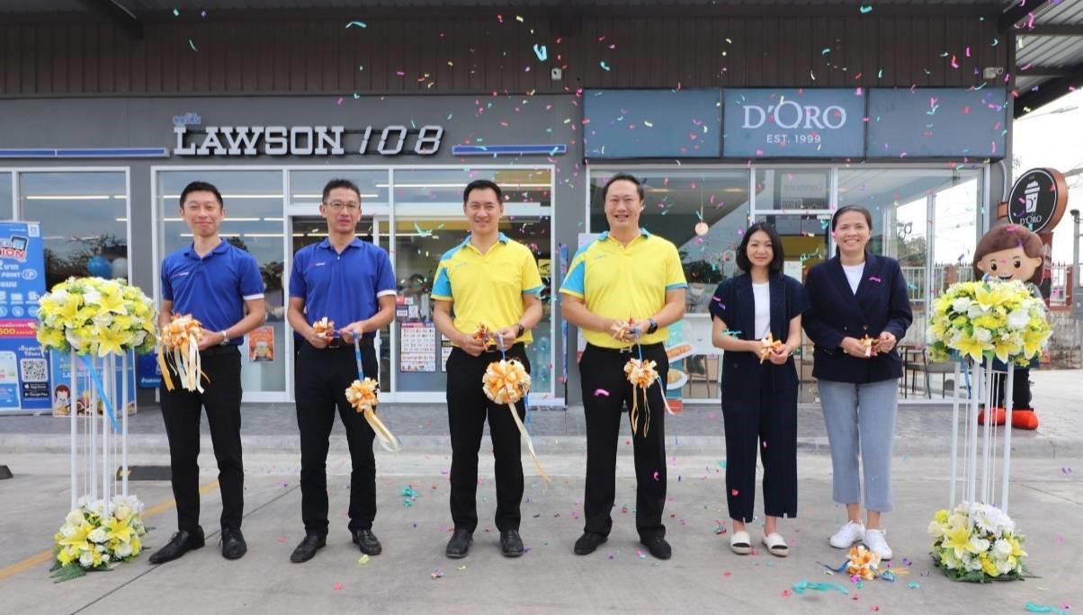“ซัสโก้” ร่วมเปิดร้านสะดวกซื้อ LAWSON108 และร้านกาแฟ D’Oro ฉลองสาขาใหม่ สาขาสุรศักดิ์ จังหวัดชลบุรี