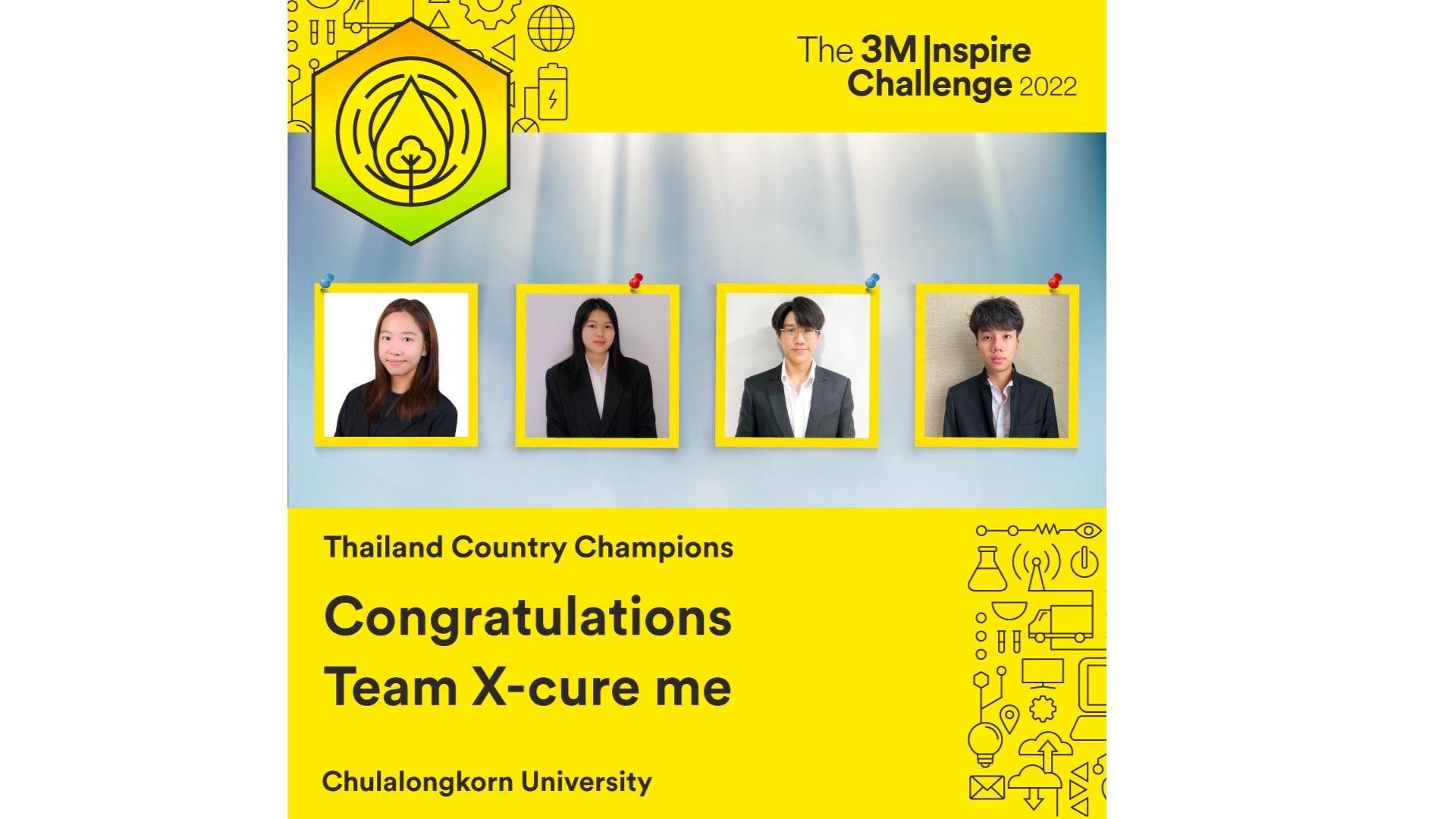 3เอ็ม ประกาศผลการแข่งขัน 3M Inspire Challenge 2022 ทีมแชมป์ประเทศไทยพร้อมสู้ศึกชิงชนะเลิศระดับภูมิภาค ชิงความเป็นหนึ่งในในเอเชียแปซิฟิก