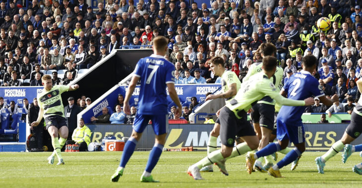 Premier League - Leicester City v Manchester City แมนฯ ซิตี้ บุกมาเอาชนะ เลสเตอร์ 1-0