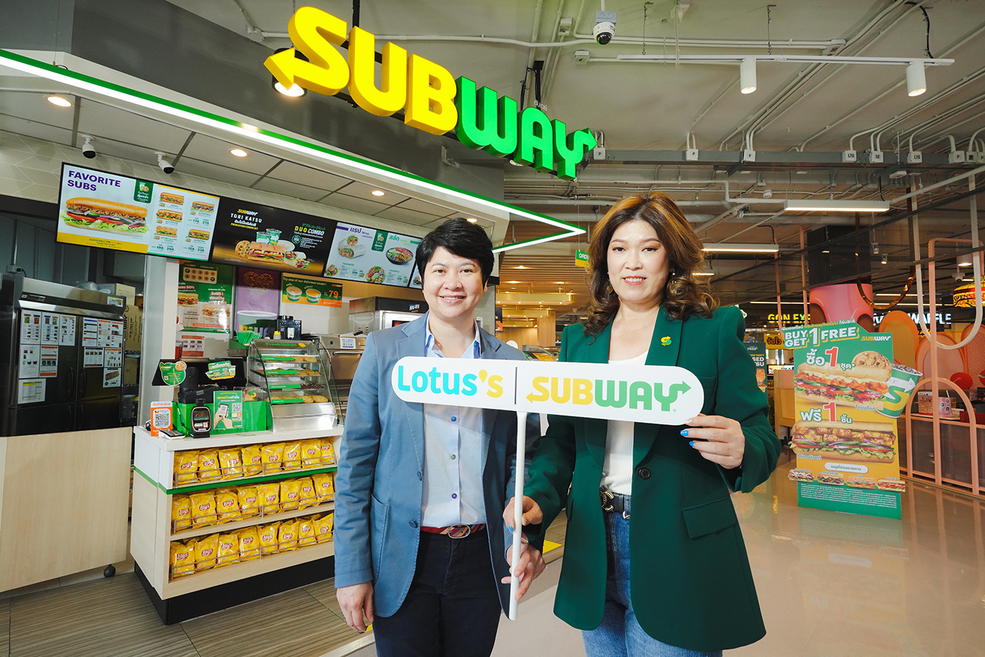 “ซับเวย์” ร่วมทุน “โลตัส” ปูพรม 30 สาขาทั่วประเทศ