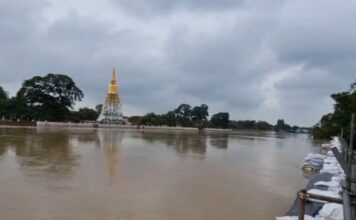 อยุธยา เร่งป้องสถานที่สำคัญเพิ่มเติม เขื่อนเจ้าพระยาระบายน้ำเพิ่ม